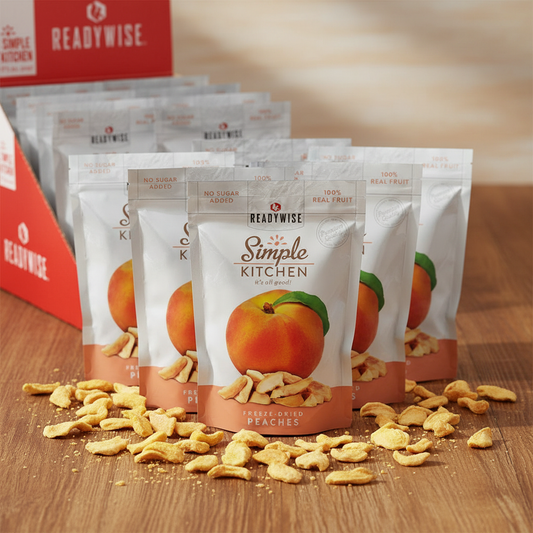 Freeze Dried Peaches Hero