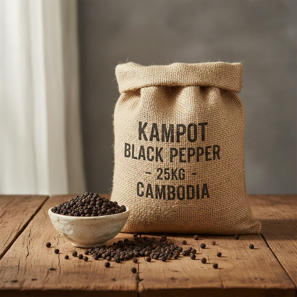 Wholesale Kampot Black Pepper 25kg