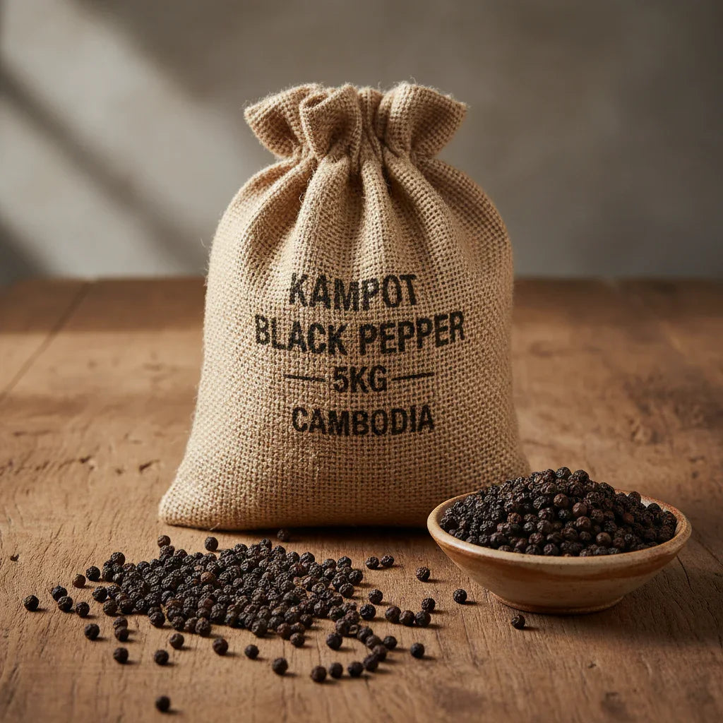 Wholesale Kampot Black Pepper 5kg