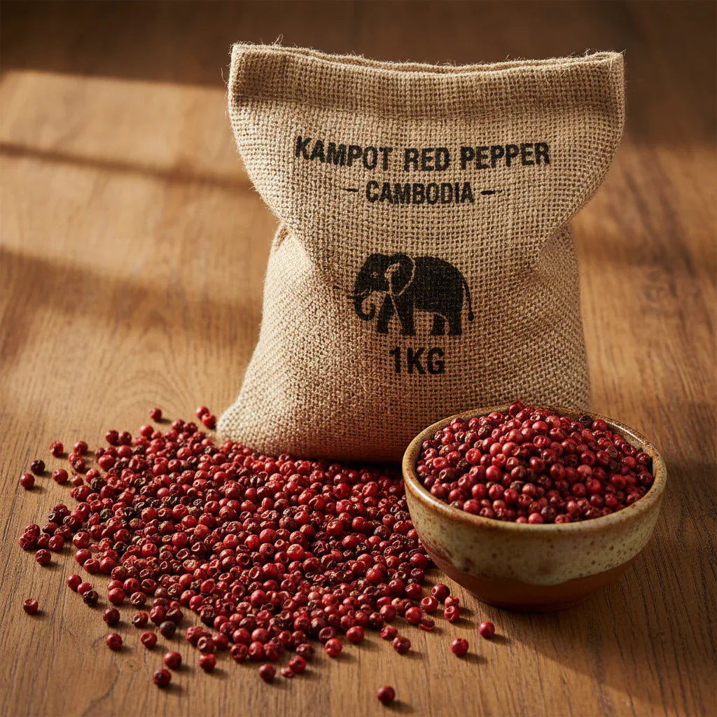 Wholesale Kampot Red Pepper 1kg