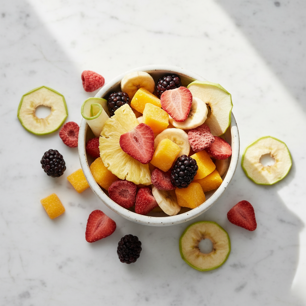 Mixed Freeze-Dried Fruits Bowl - Improved