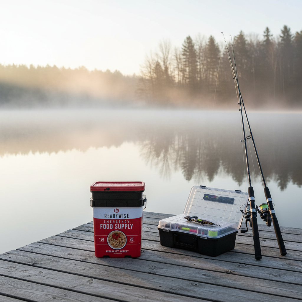 120 Serving Emergency Breakfast Kit - Fishing