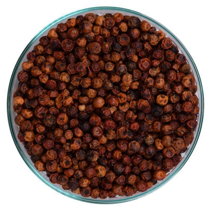 Bowl of whole red Kampot peppercorns, premium spice from Spice n Slice Market