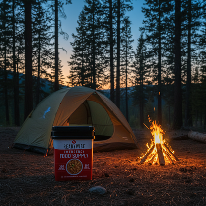 360 Serving Emergency Food - Camping