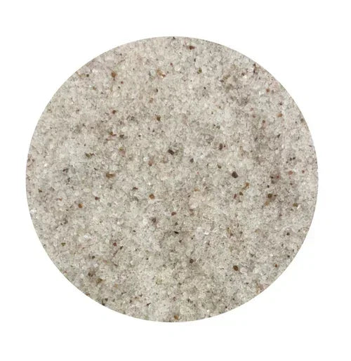 Close-up of Kampot pepper salt blend grains from Spice n Slice Market