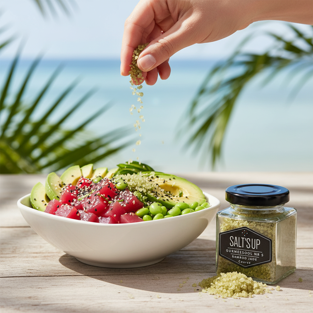Bamboo Jade Salt Poke Bowl
