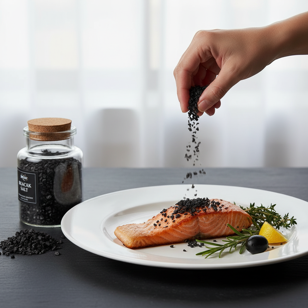 Black Lava Salt Salmon