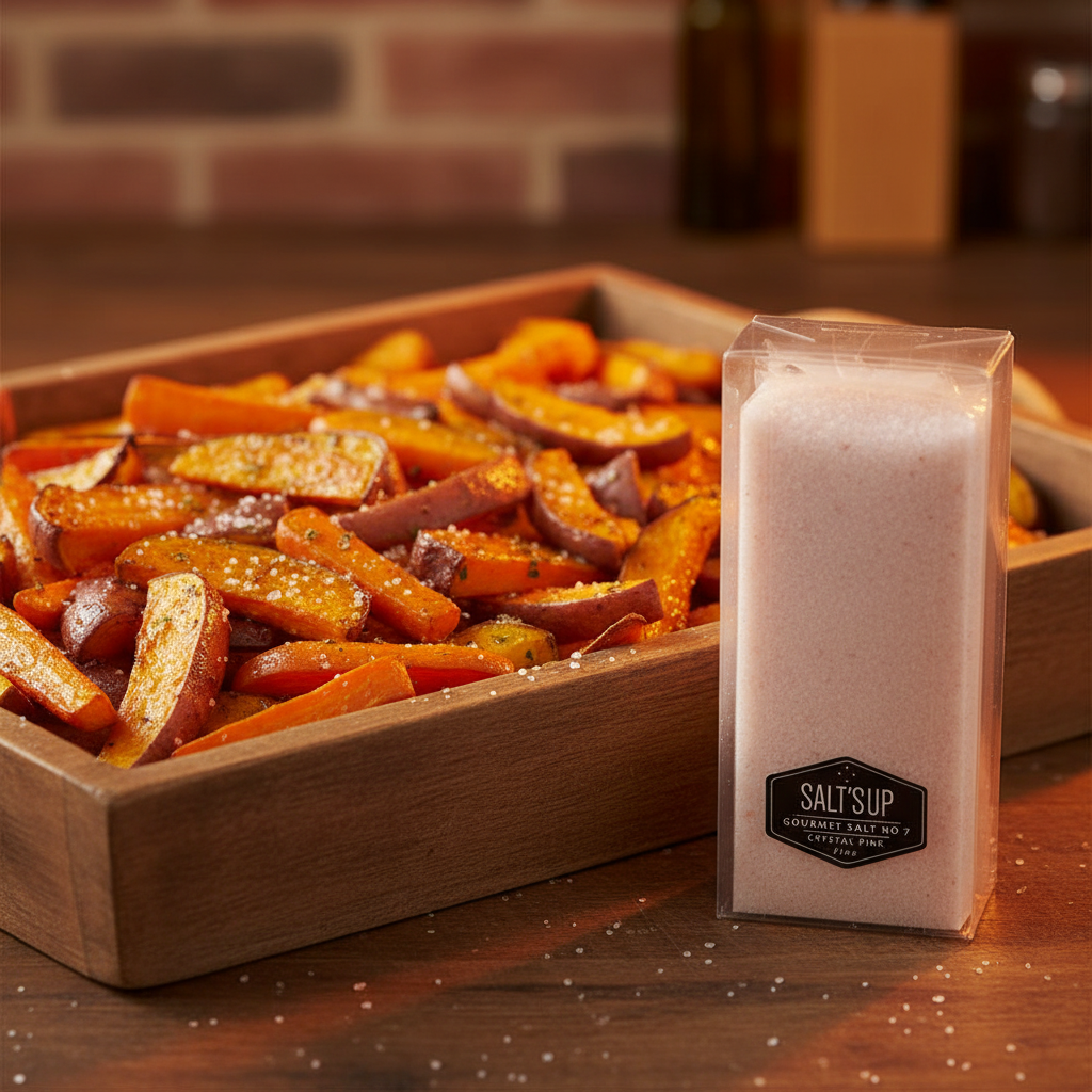 Crystal Pink Fine Salt Roasted Veg