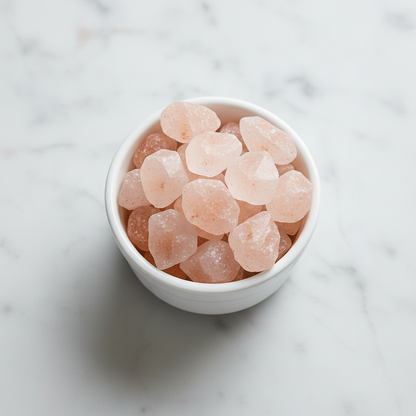 Crystal Pink Salt Diamonds Bowl
