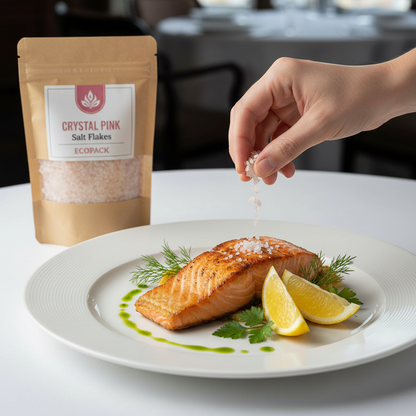 Crystal Pink Salt Flakes Lifestyle