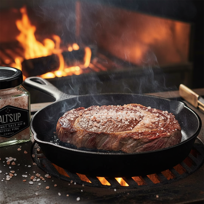 Crystal Pink Salt Grilling