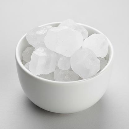 Crystal White Salt Diamonds Bowl