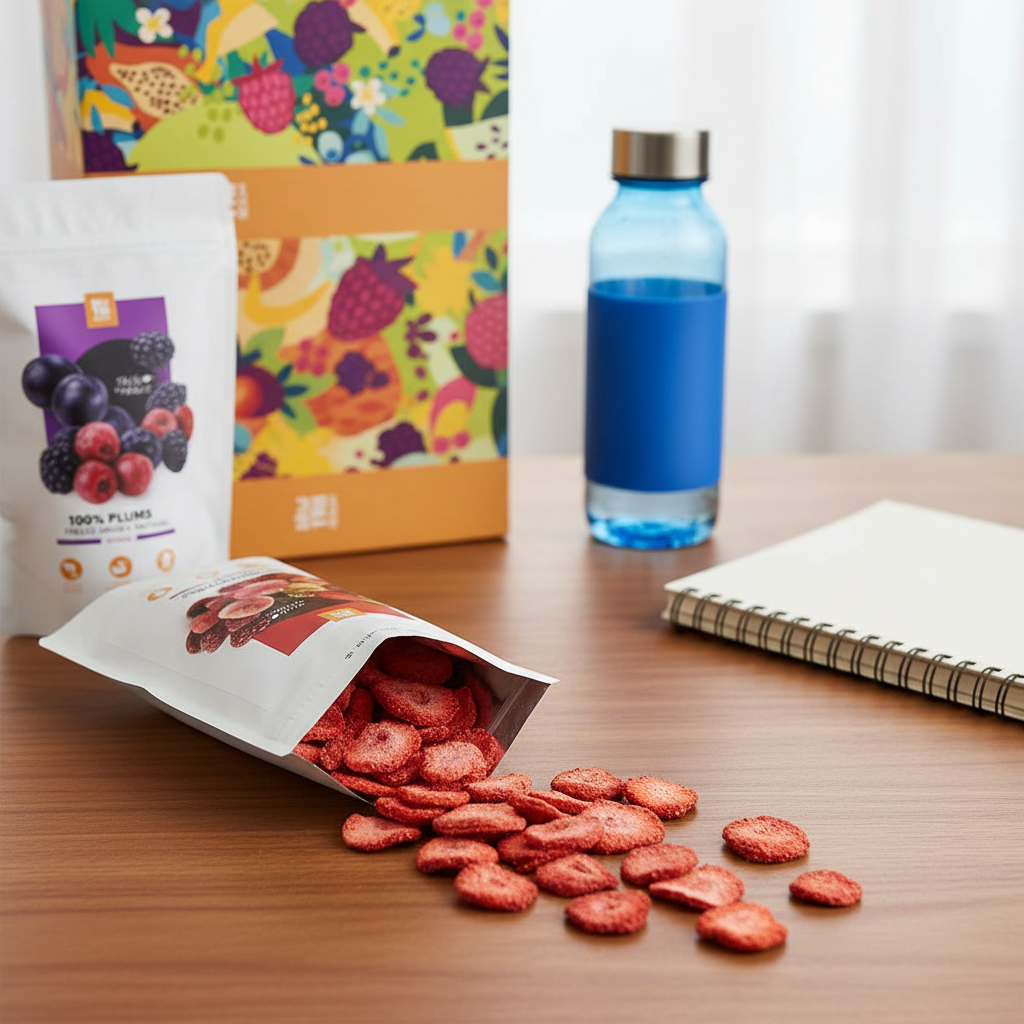 Freeze Dried Strawberries Lifestyle