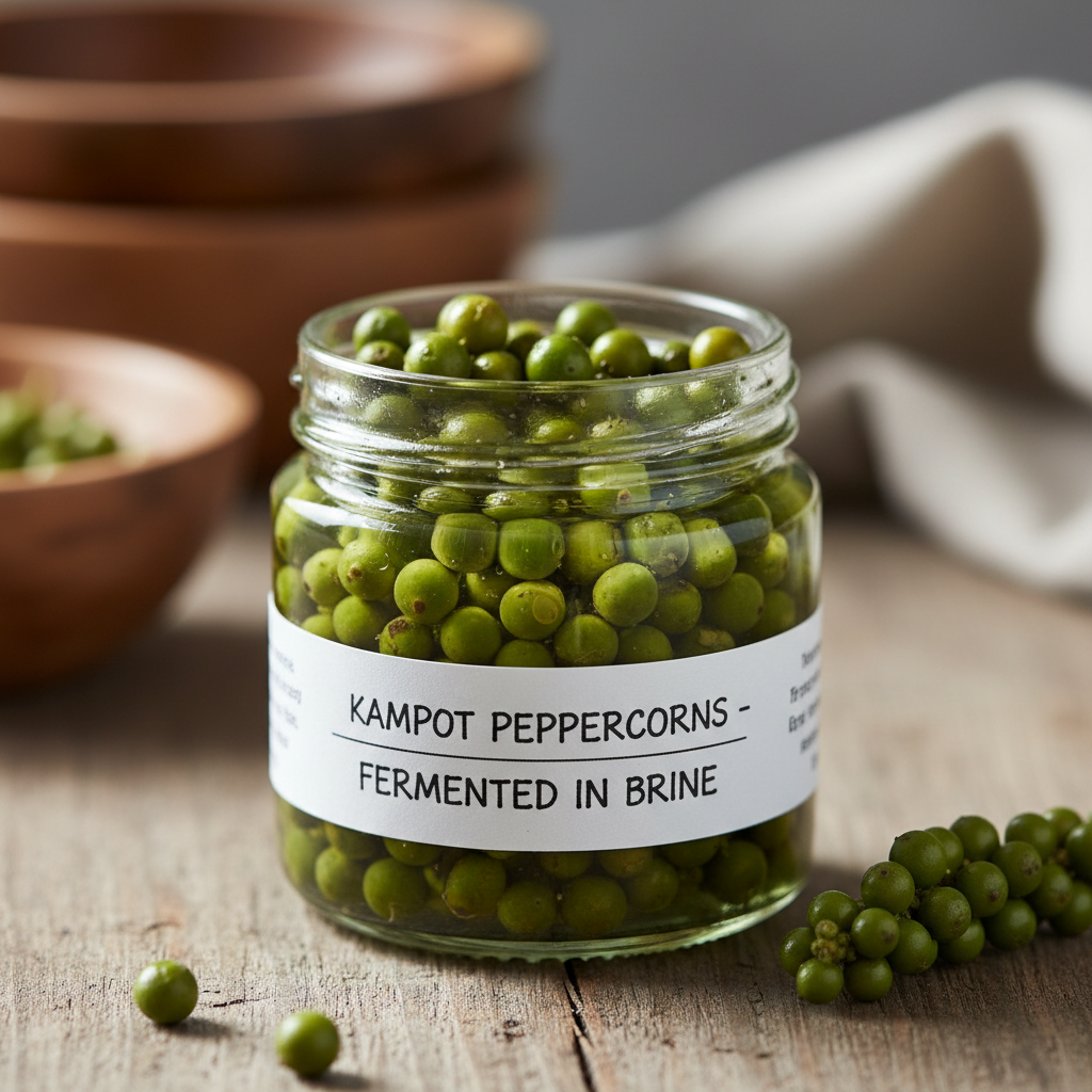 Green Fermented Pepper Jar
