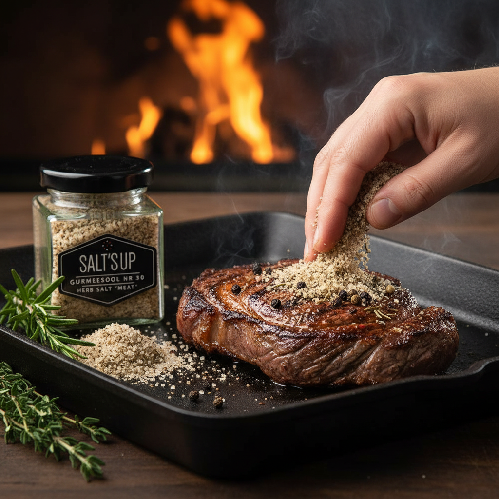 Herb Salt Meat Grilling