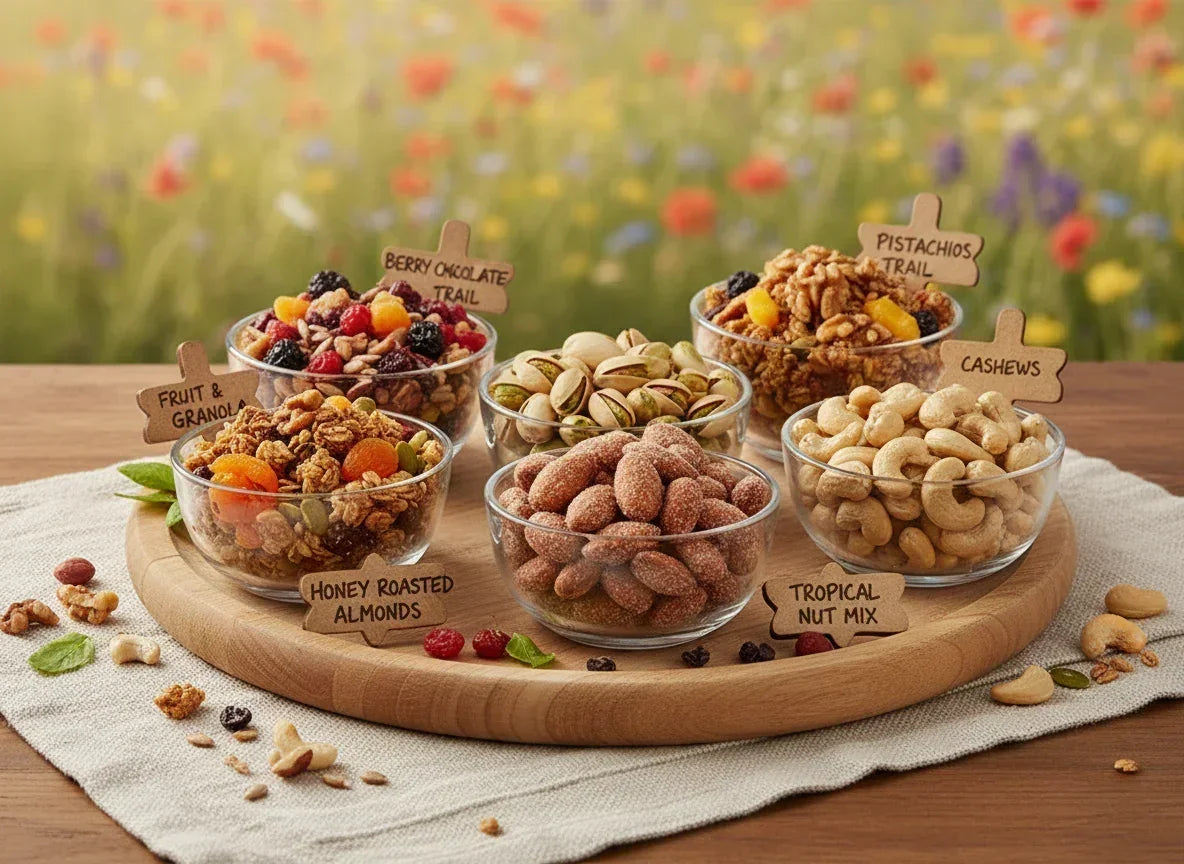 Gift presentation of premium nuts