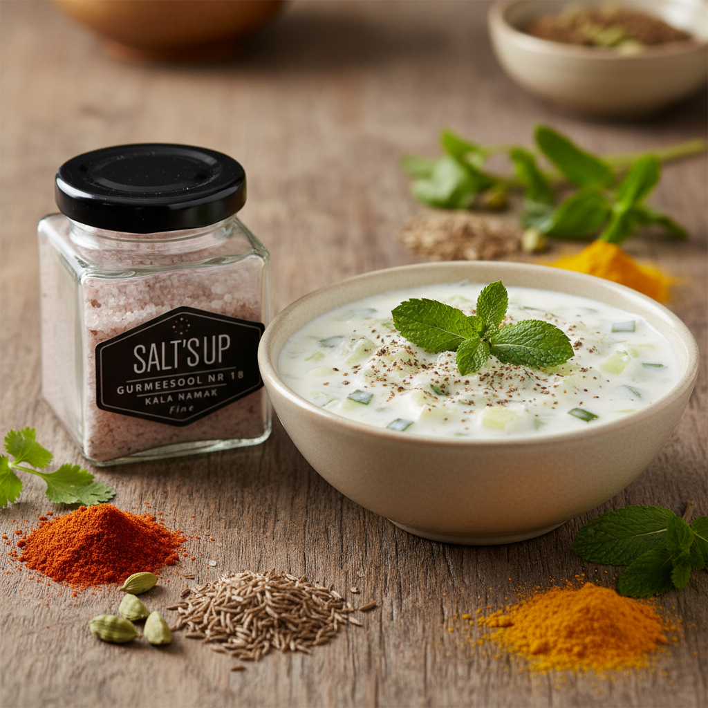 Kala Namak Fine Salt Raita