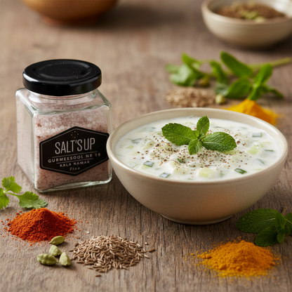 Kala Namak Fine Salt Raita