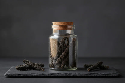 Long Pepper in Glass Jar