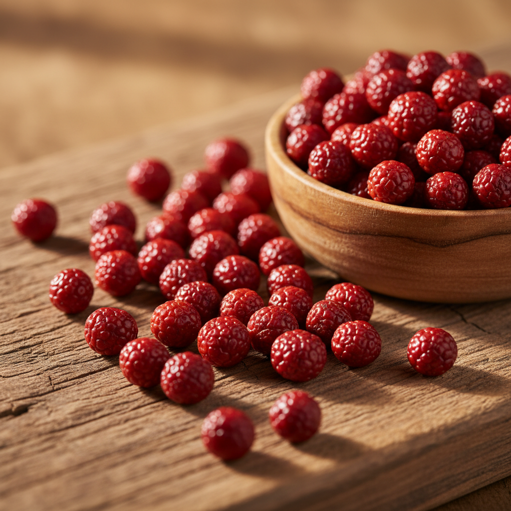 Long Pepper Red Pearls - Wooden Board