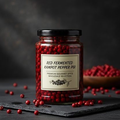 Mix Red Fermented Kampot Pepper - Jar Shot