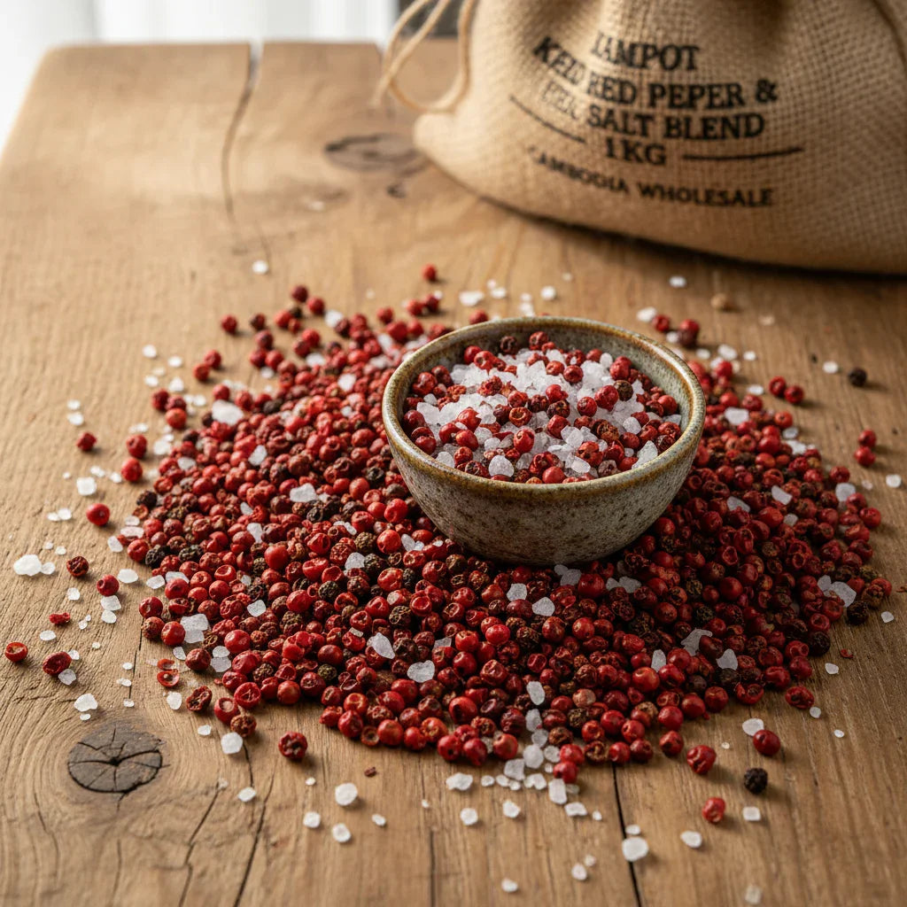 Mix Red Kampot Pepper with Salt 1kg