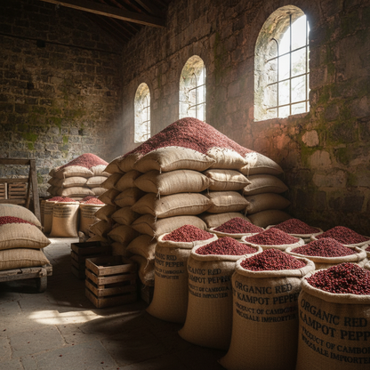 Organic Red Pepper Stone Warehouse