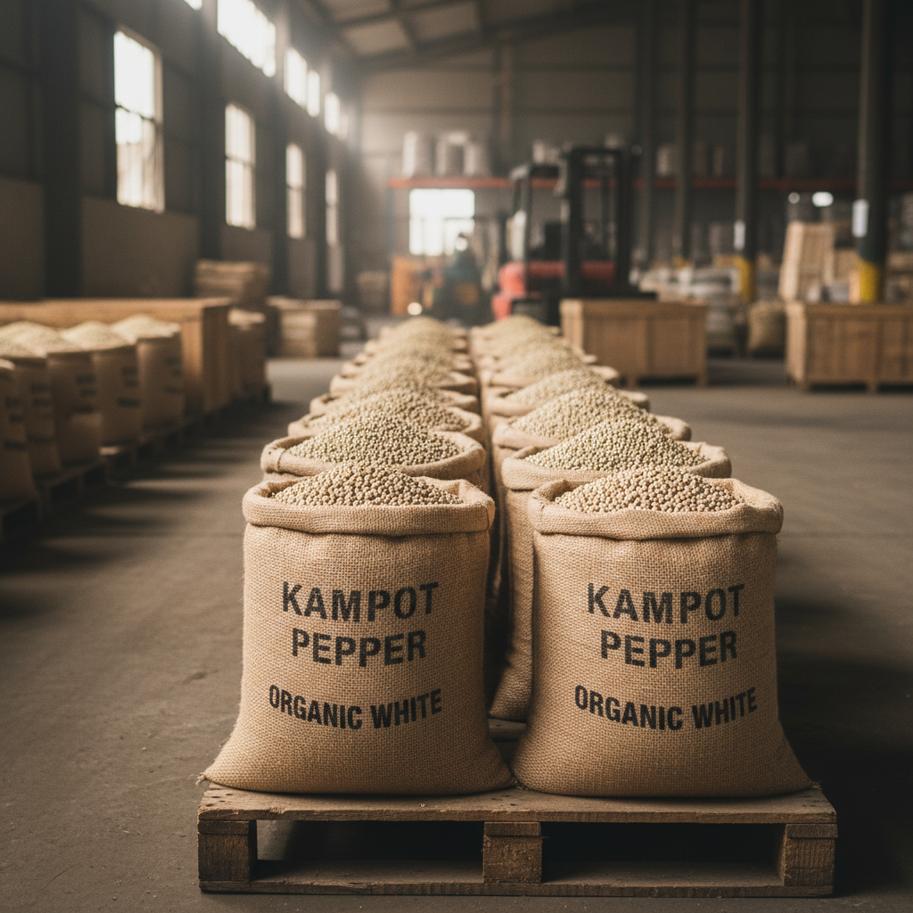 Organic White Pepper Warehouse