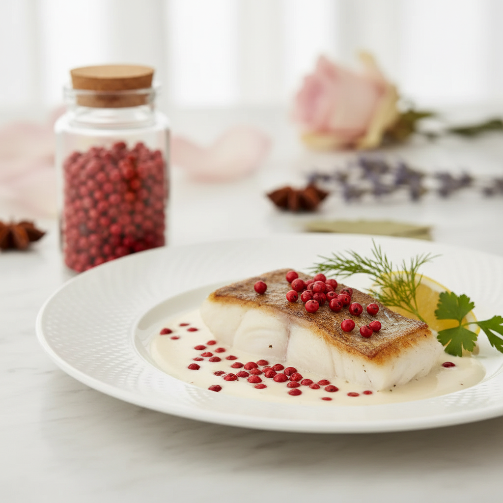 Pink Peppercorns Fish