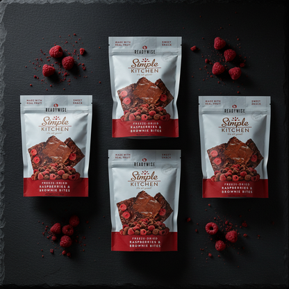 Raspberry Brownie Bites Hero