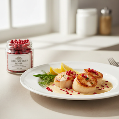 Schinusberries Scallops