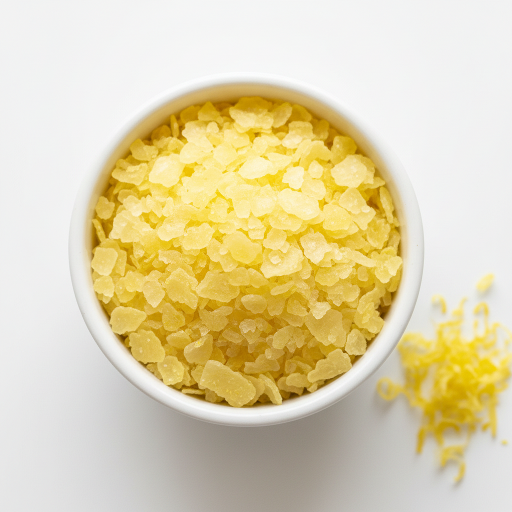 Yellow Lemon Salt Flakes Bowl